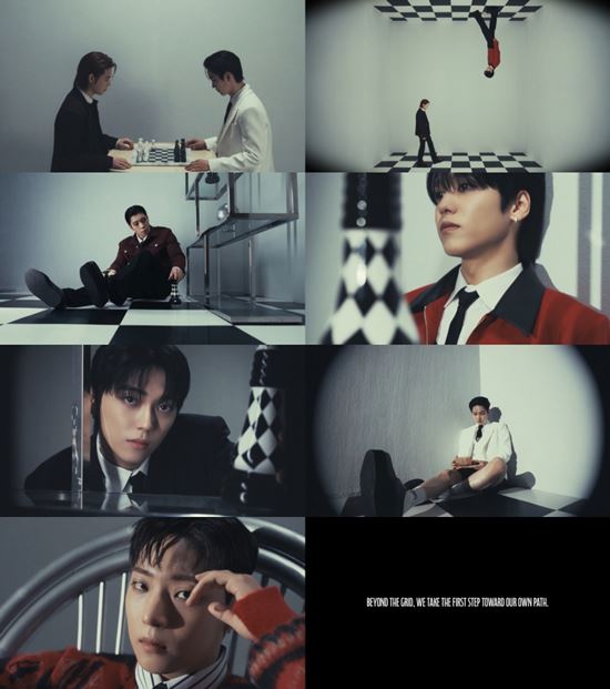 K-pop group ONF Unveils ‘FIND THE ROUTE’ Concept for Upcoming Album with Striking Chessboard Imagery